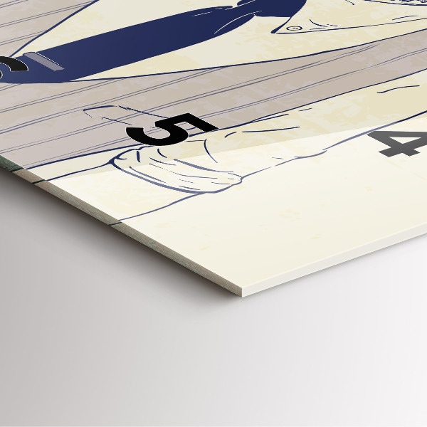 Reloj cuadrado Hombre con barba