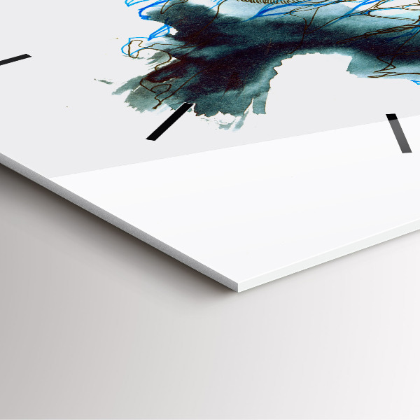 Reloj de pared cuadrado La libertad y la naturaleza de los pájaros