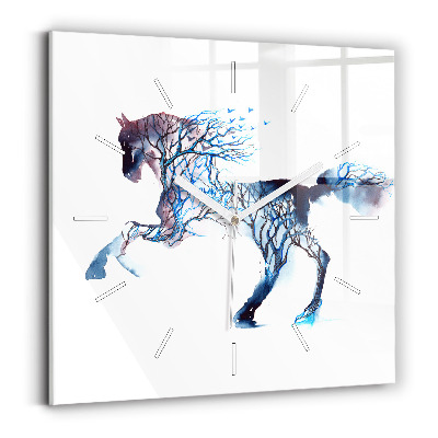 Reloj cuadrado Naturaleza animal Altruismo