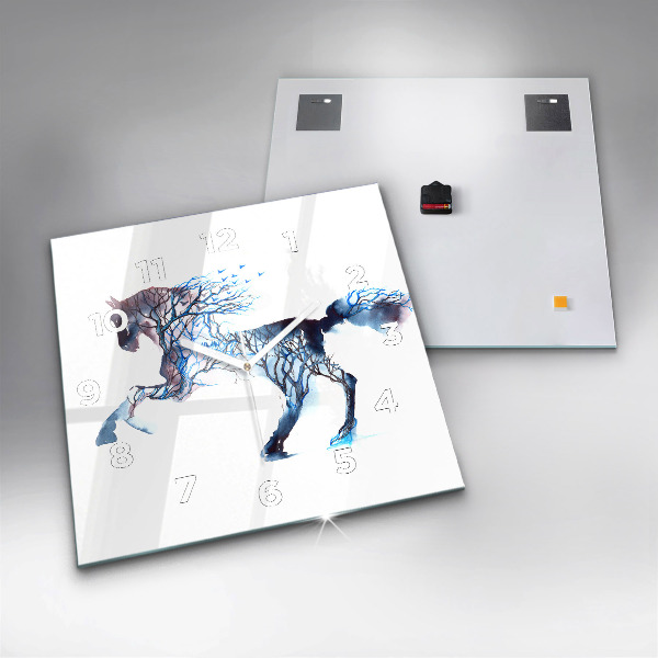 Reloj cuadrado Naturaleza animal Altruismo