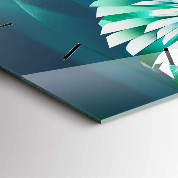 Reloj cuadrado Imagen de un águila volando