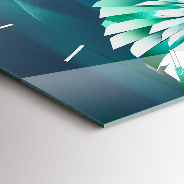 Reloj cuadrado Imagen de un águila volando