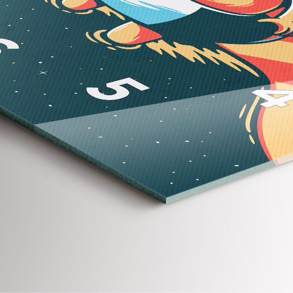 Reloj cuadrado Imaginación infantil