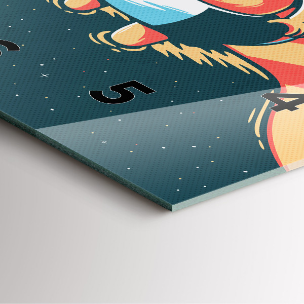 Reloj cuadrado Imaginación infantil