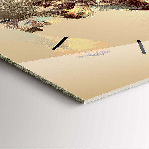 Reloj cuadrado Búho, signo de sabiduría