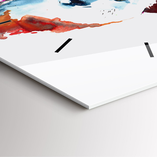 Reloj cuadrado Hombre Lobo Luna Llena y Luna