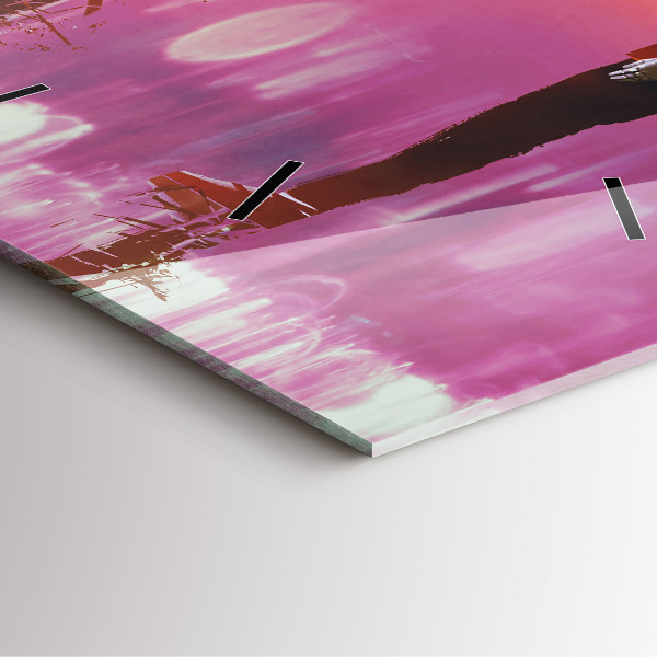 Reloj de pared cuadrado Ciberespacio