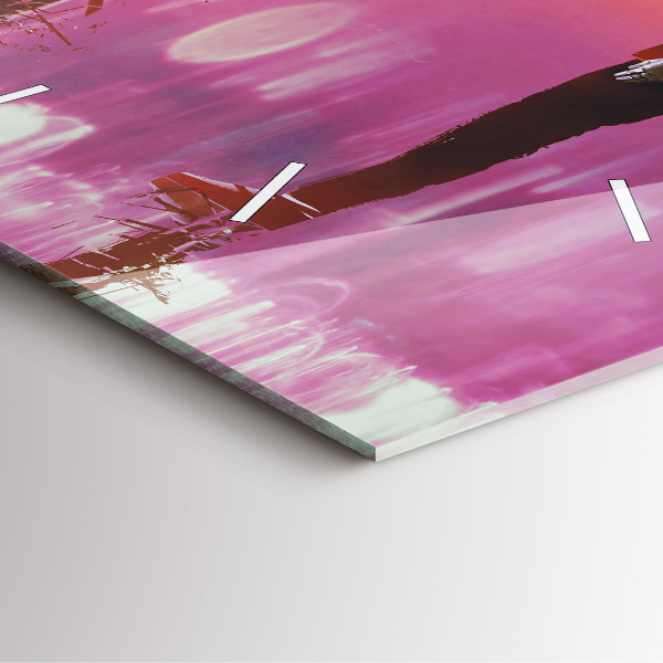 Reloj de pared cuadrado Ciberespacio