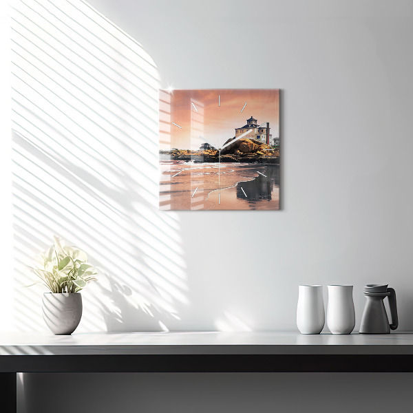 Reloj de pared cuadrado Costa de Sherman