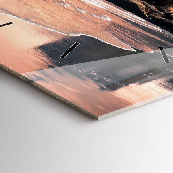 Reloj de pared cuadrado Costa de Sherman