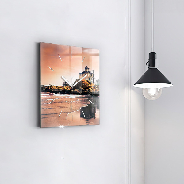 Reloj de pared cuadrado Costa de Sherman