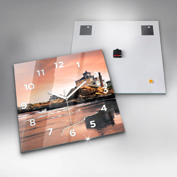 Reloj de pared cuadrado Costa de Sherman