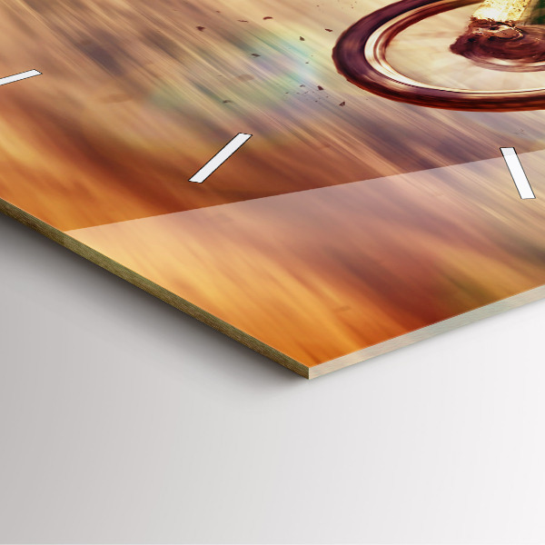 Reloj de pared cuadrado Enduro motocross