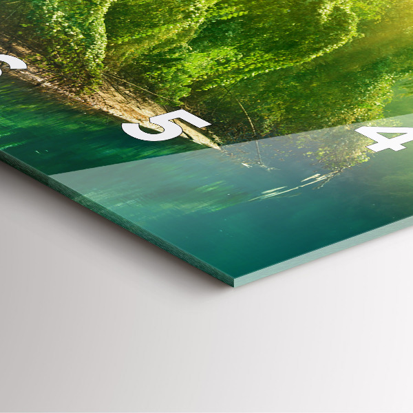 Reloj de pared cuadrado Naturaleza tranquila