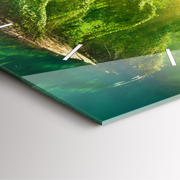 Reloj de pared cuadrado Naturaleza tranquila