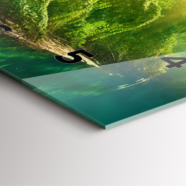 Reloj de pared cuadrado Naturaleza tranquila