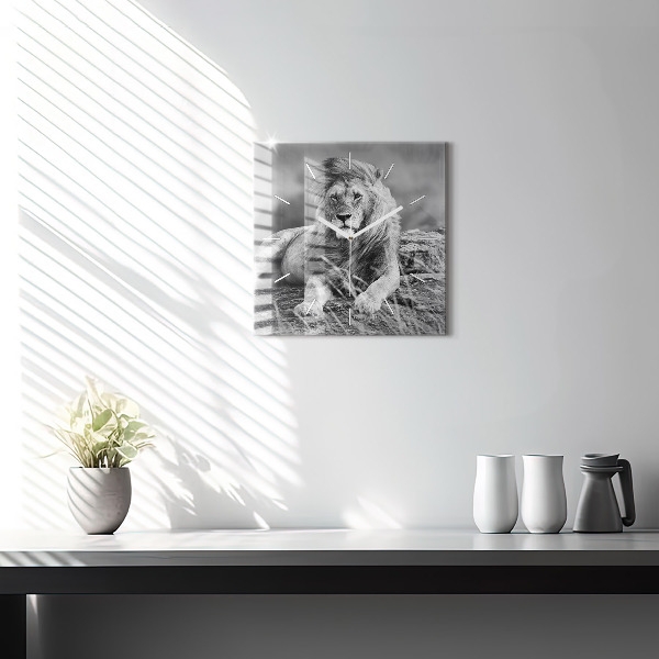 Reloj cuadrado Abstracto - León