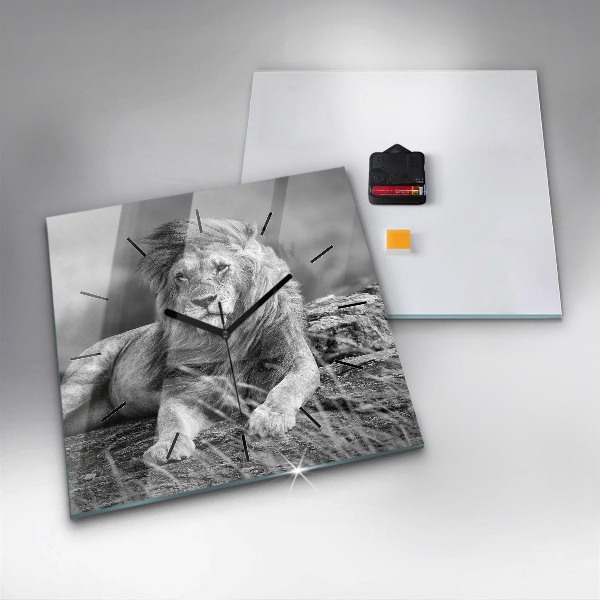 Reloj cuadrado Abstracto - León