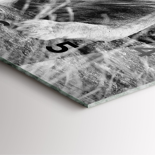 Reloj cuadrado Abstracto - León