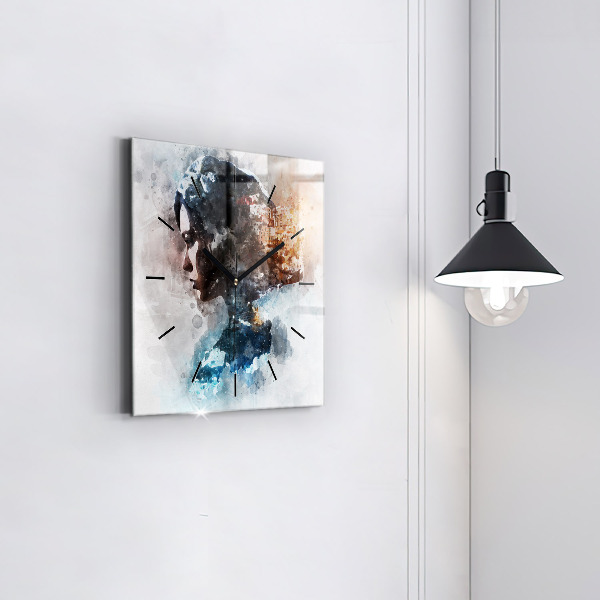 Reloj cuadrado El pasado en la nuca