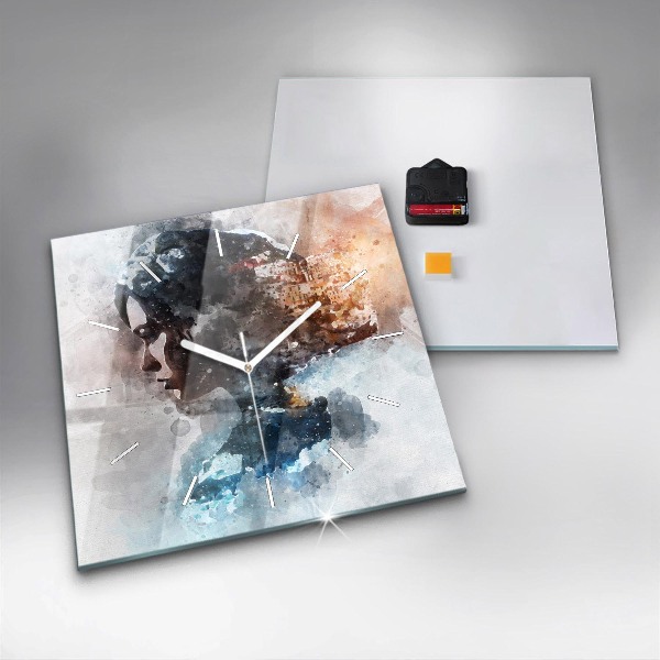 Reloj cuadrado El pasado en la nuca