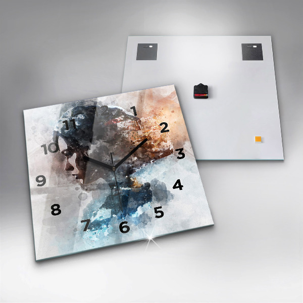 Reloj cuadrado El pasado en la nuca