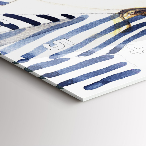 Reloj de pared cuadrado Moda de los últimos días de vacaciones