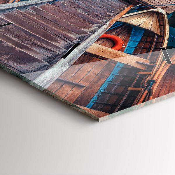 Reloj cuadrado Plataforma y lago