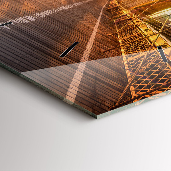 Reloj de pared cuadrado Puente de Brooklyn NYC