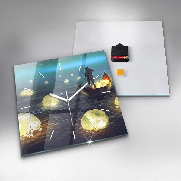 Reloj de pared cuadrado Abstracción