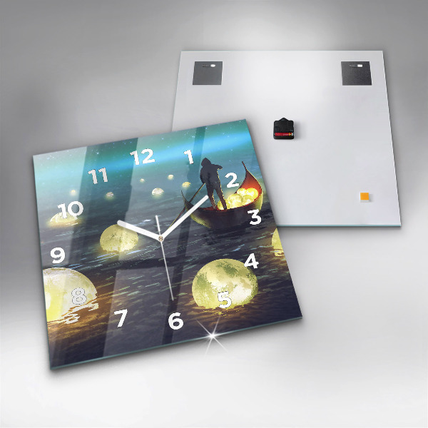 Reloj de pared cuadrado Abstracción