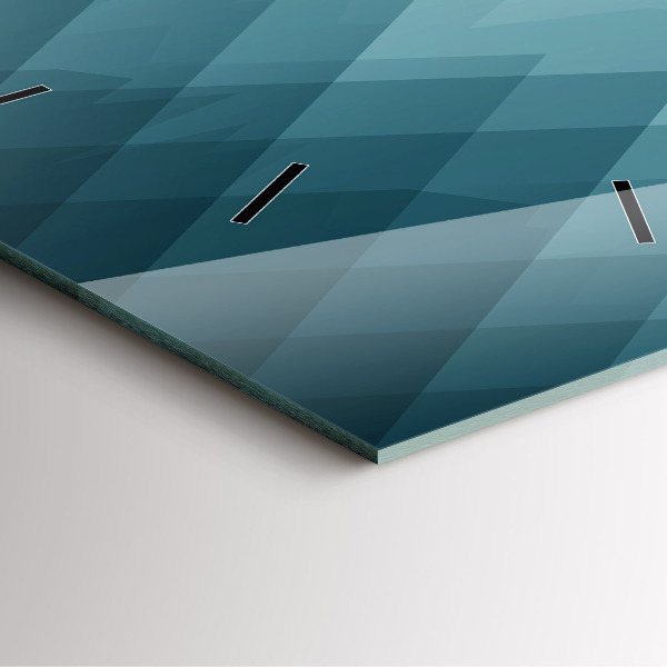 Reloj de pared cuadrado Figuras geométricas