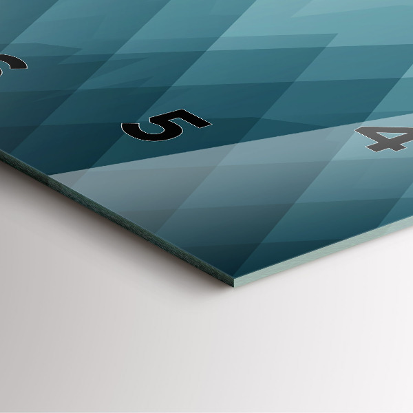 Reloj de pared cuadrado Figuras geométricas