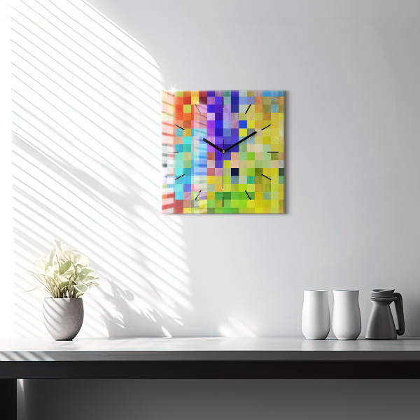 Reloj cuadrado Composición de cuadrados