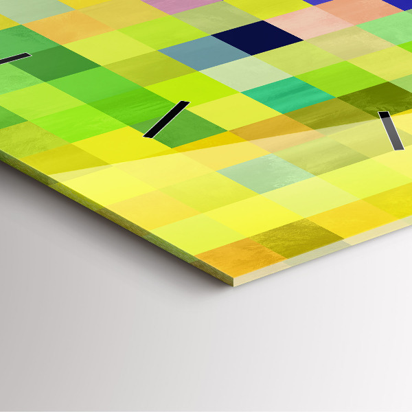 Reloj cuadrado Composición de cuadrados