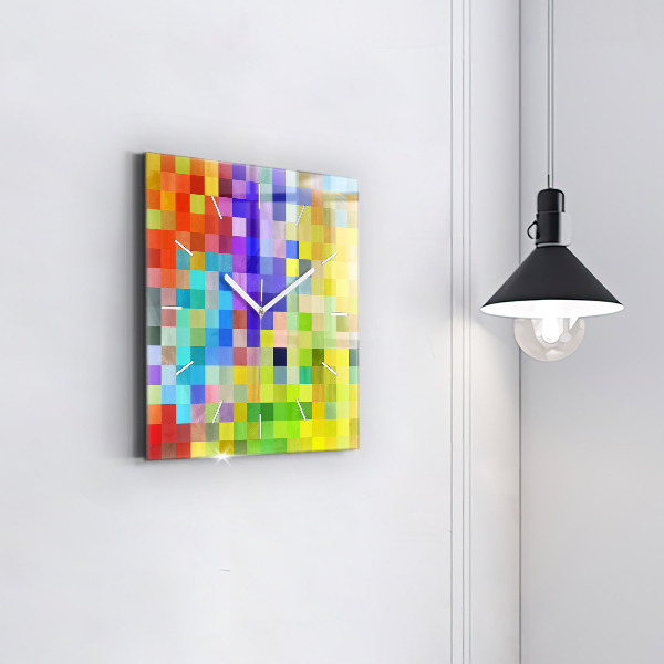 Reloj cuadrado Composición de cuadrados