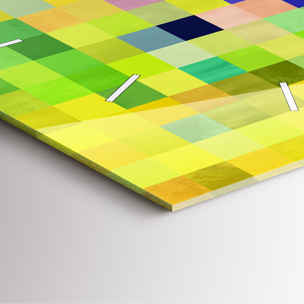 Reloj cuadrado Composición de cuadrados