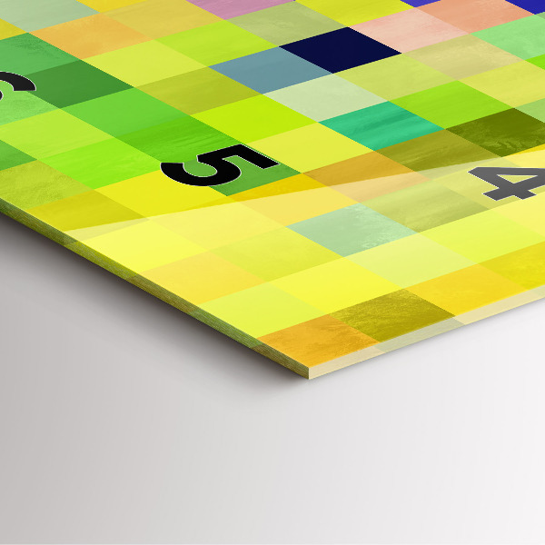 Reloj cuadrado Composición de cuadrados