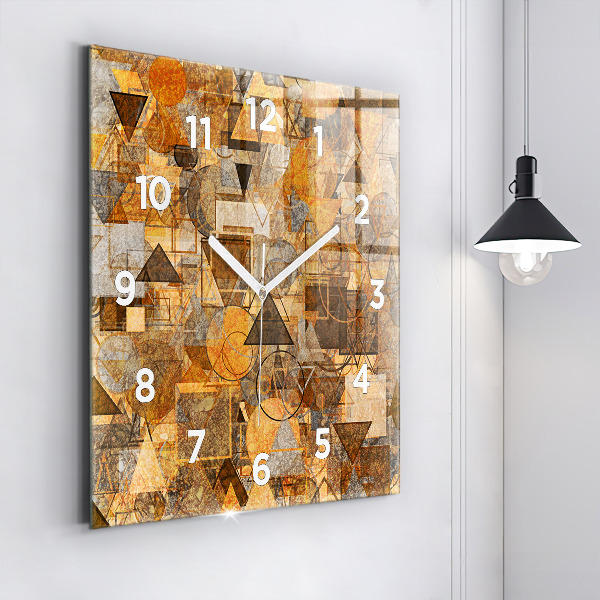 Reloj de pared cuadrado Formas geométricas