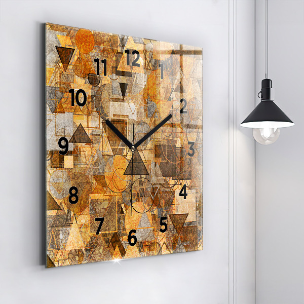 Reloj de pared cuadrado Formas geométricas