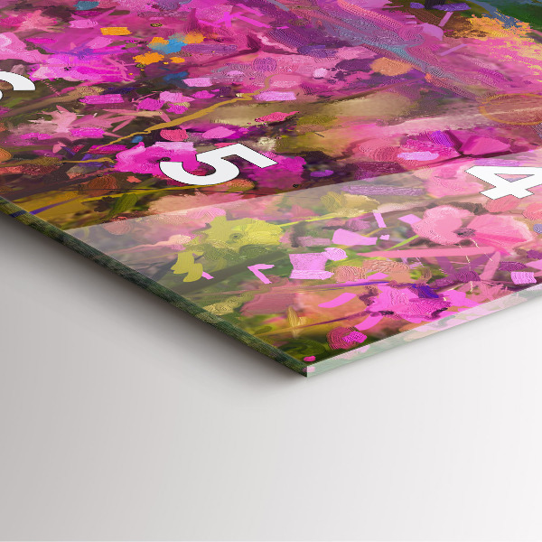 Reloj cuadrado Pradera al atardecer