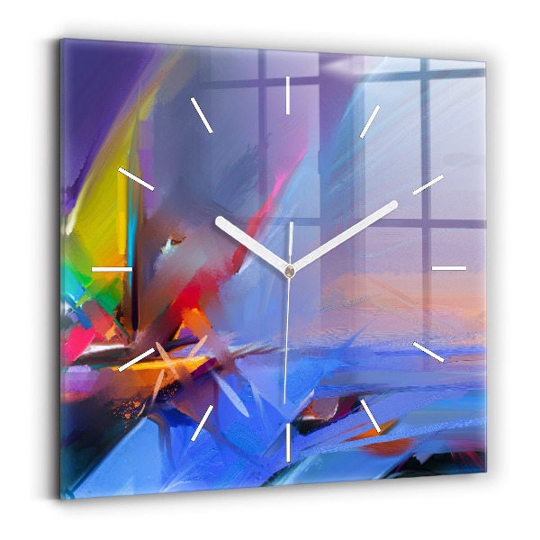 Reloj de pared cuadrado Paisaje marino