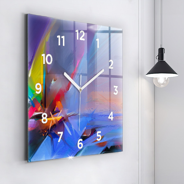 Reloj de pared cuadrado Paisaje marino