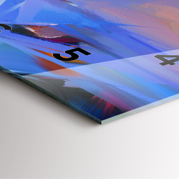 Reloj de pared cuadrado Paisaje marino