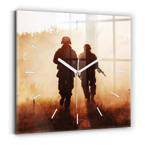 Reloj de pared cuadrado Marines de Estados Unidos
