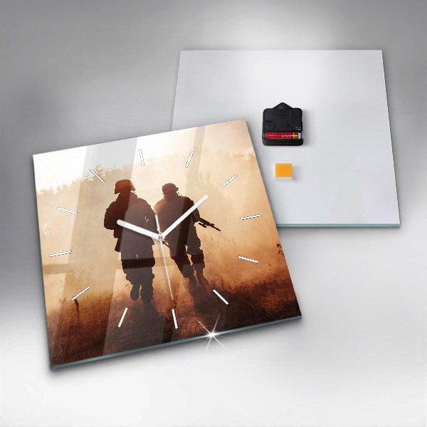 Reloj de pared cuadrado Marines de Estados Unidos