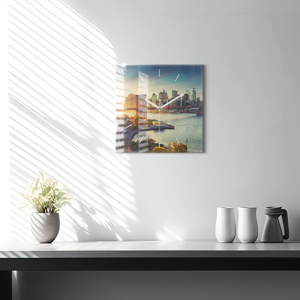 Reloj cuadrado Nueva York Manhattan