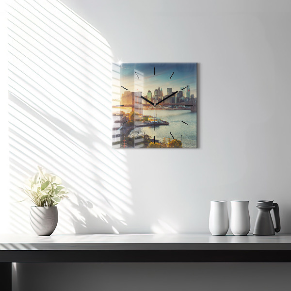 Reloj cuadrado Nueva York Manhattan