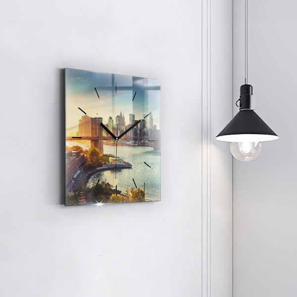 Reloj cuadrado Nueva York Manhattan