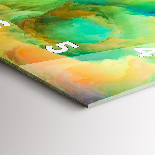 Reloj de pared cuadrado Textura fractal